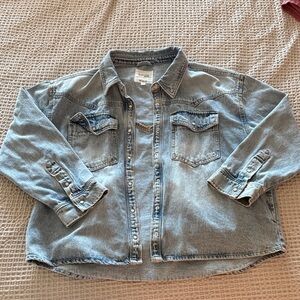 Kensie Vintage Luxe Denim Jacket